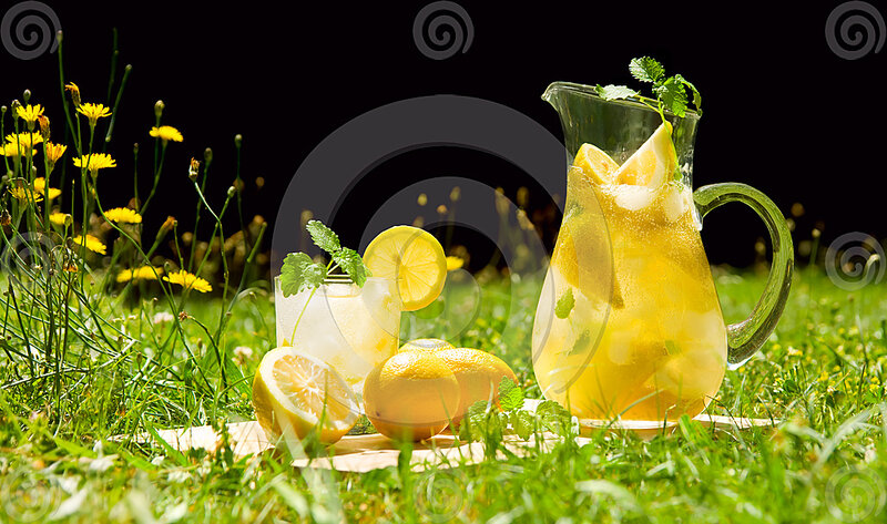 Lemonade in Pitcher