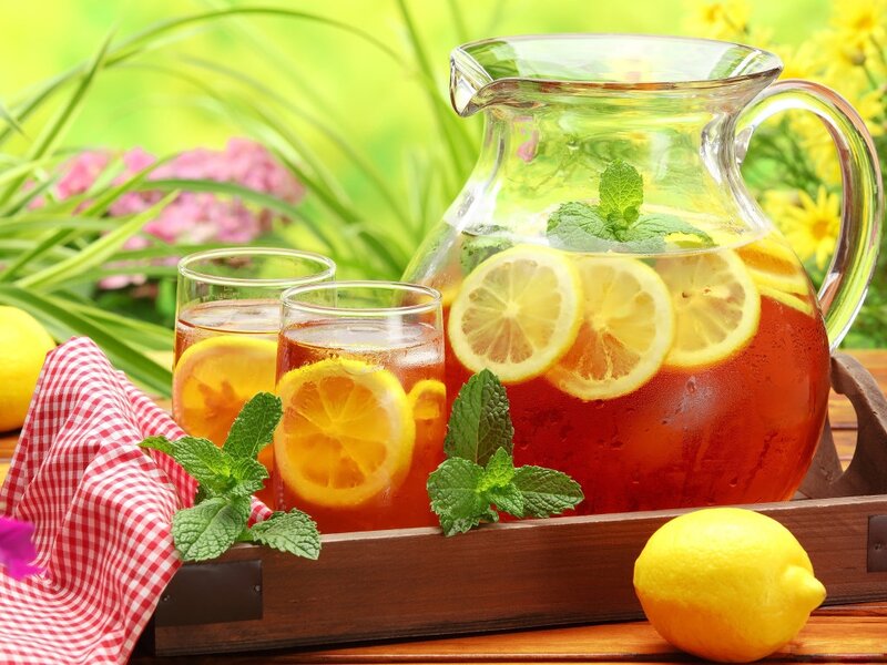 Lemonade in Pitcher — Yellow, Refreshing, Summer, Photograph