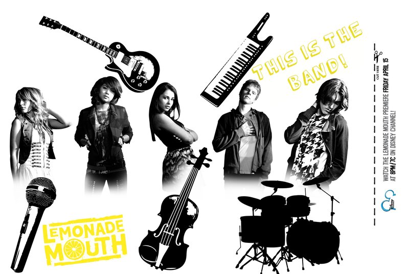 Lemonade Mouth band poster