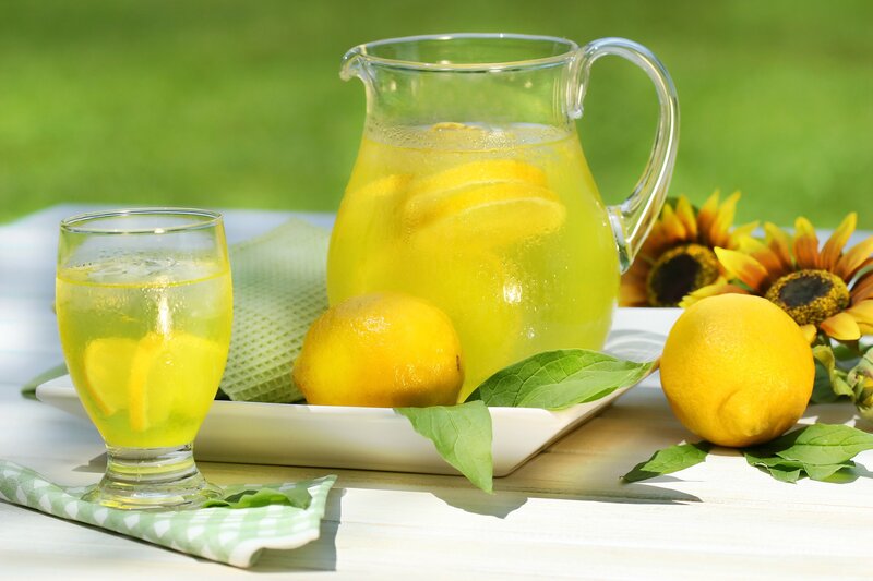Lemonade on a sunny day