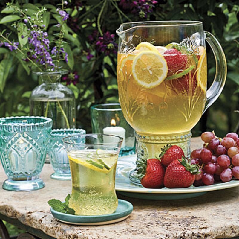Lemonade Pitcher and Glass