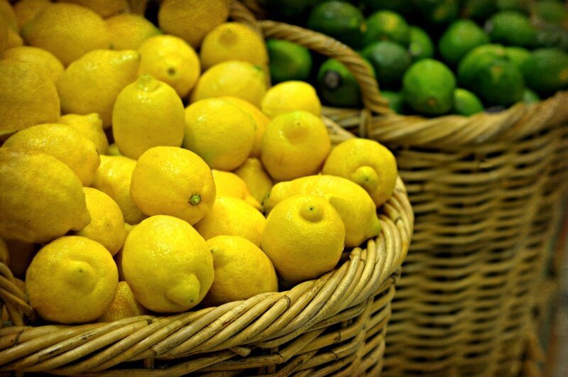 Lemons in a Basket