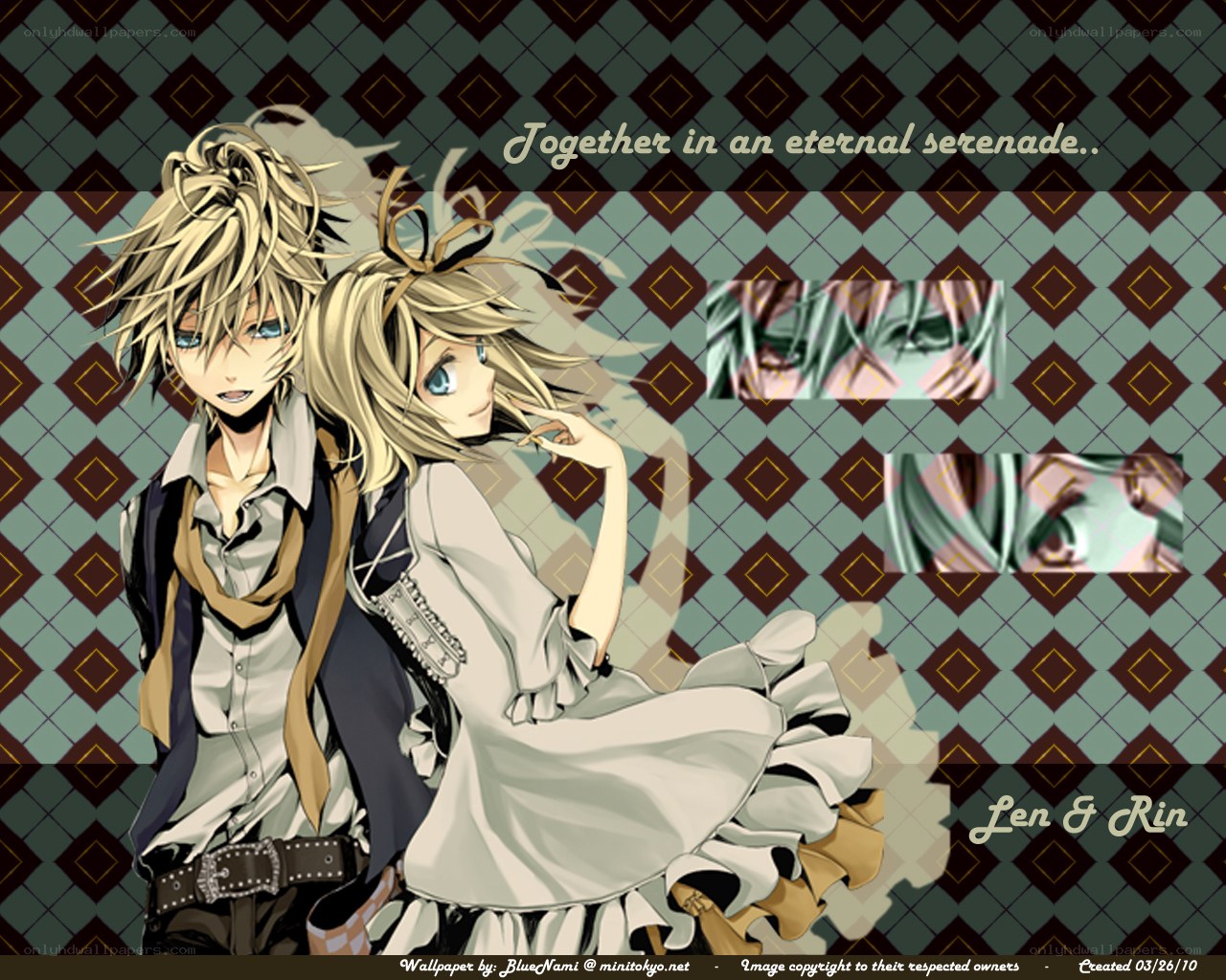 Len and Rin in serenade