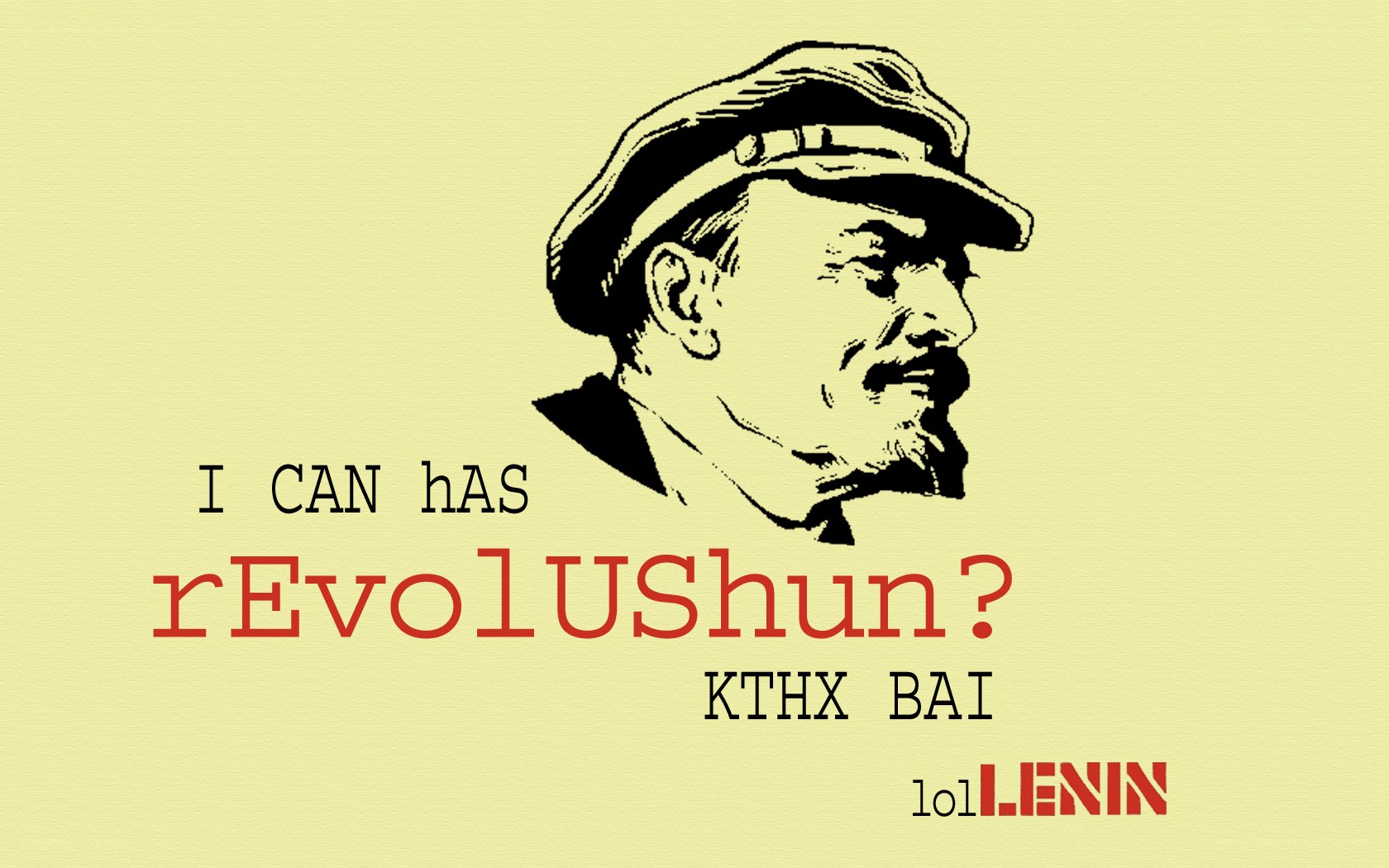 Lenin meme with text