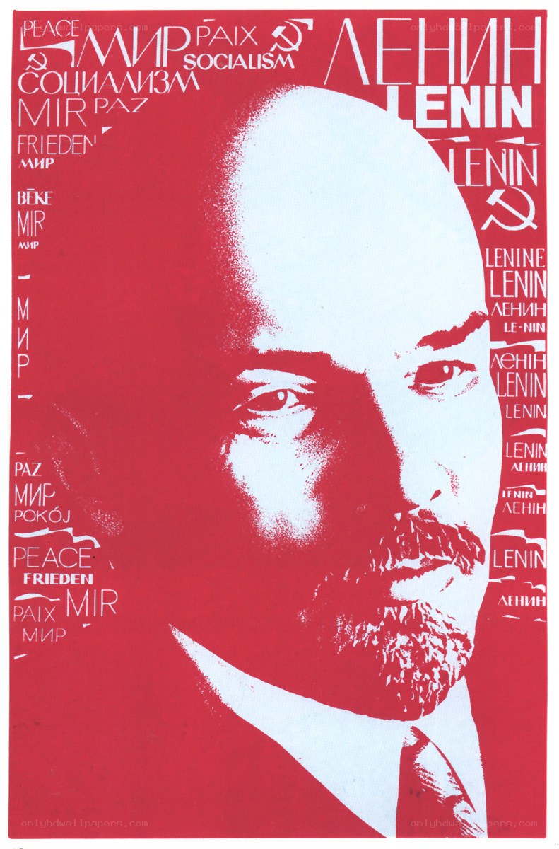 Lenin propaganda poster