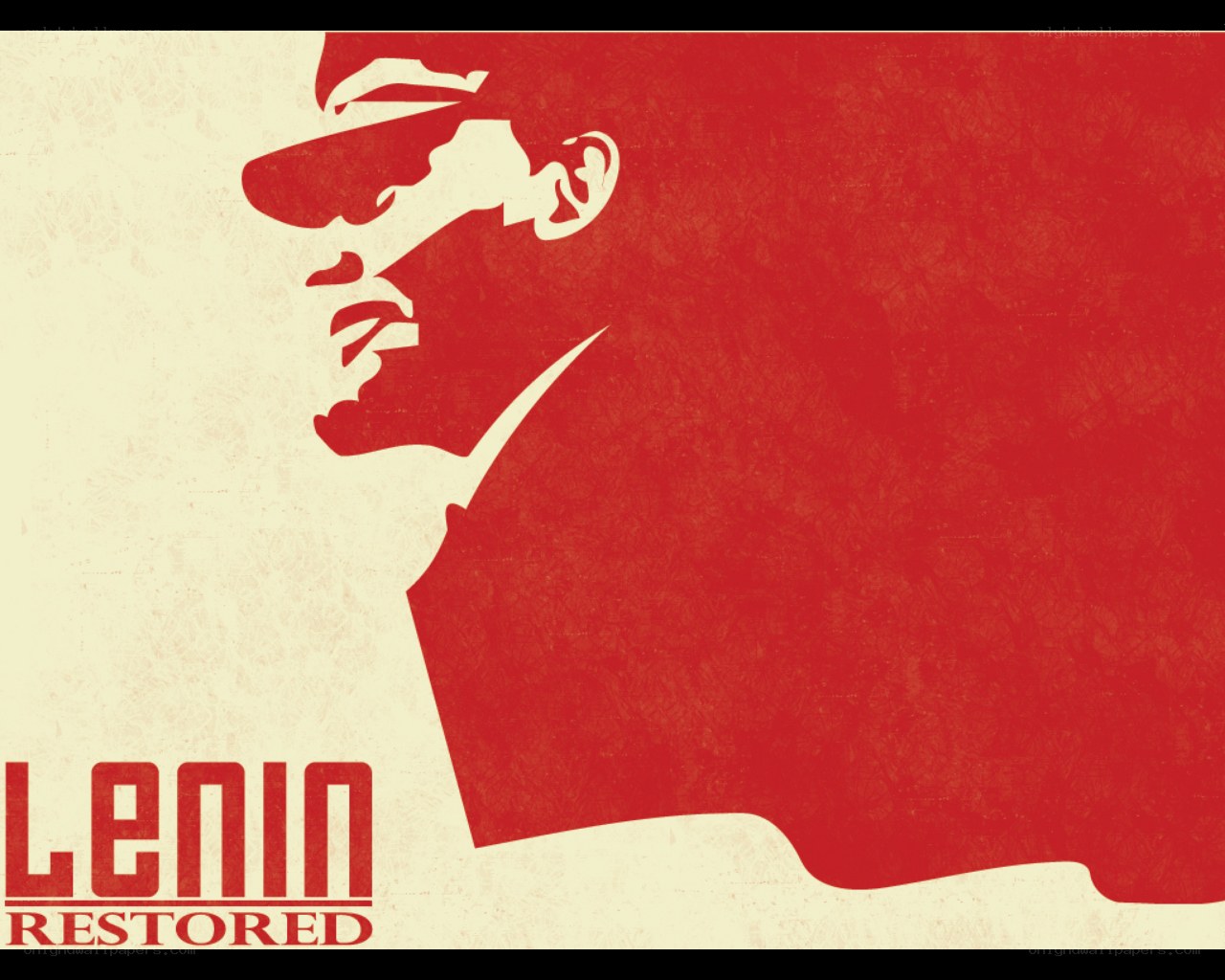 Lenin restored poster