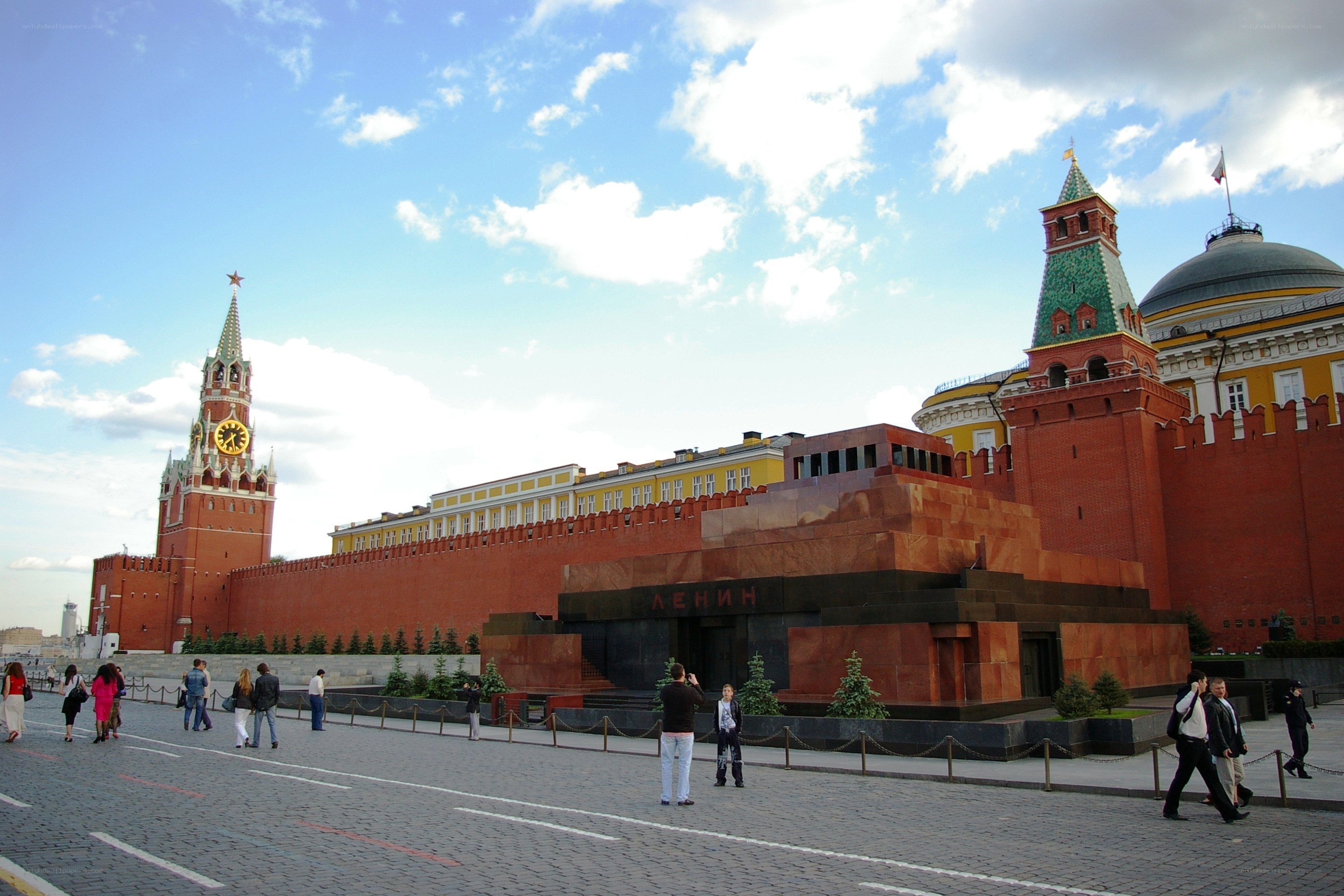 Lenin's Mausoleum and Kremlin