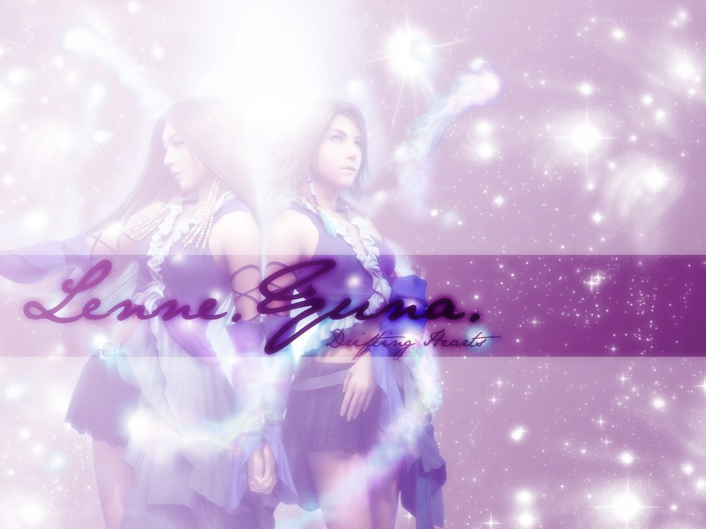 Lenna and Eyna drifting hearts