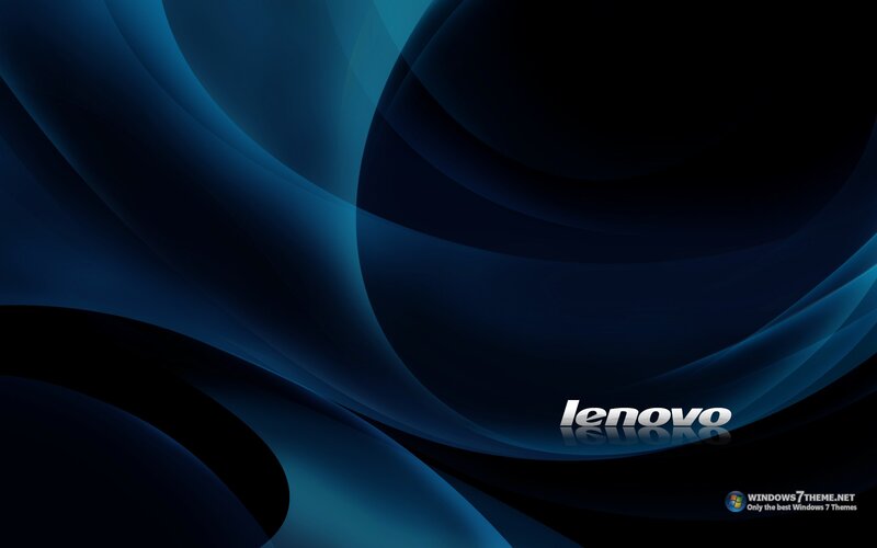 Lenovo Logo on Abstract Background