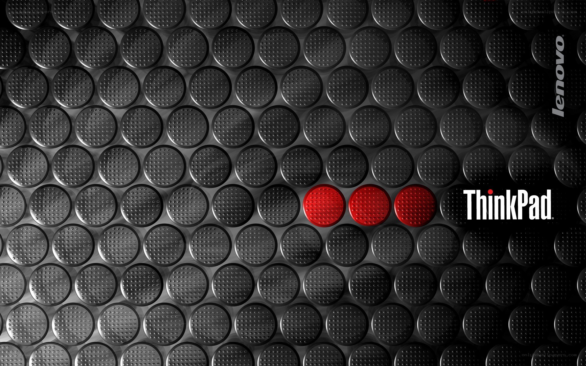 Lenovo ThinkPad logo on textured background