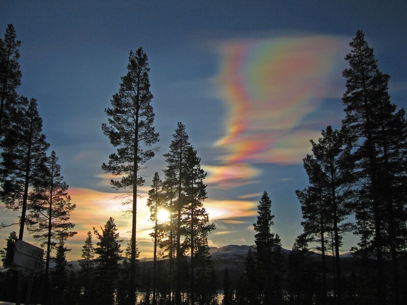 Lenticular Cloud at Sunset — Blue