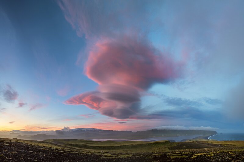 Lenticular Cloud over Landscape