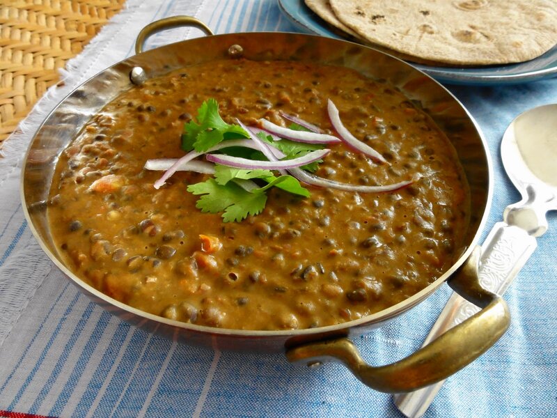 Lentil Curry in a Pan