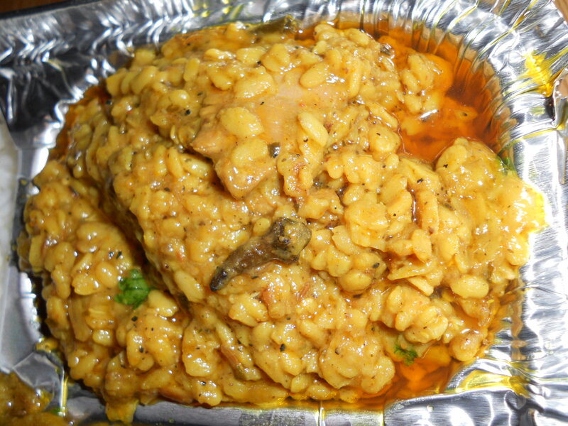 Lentil Curry in Foil Container