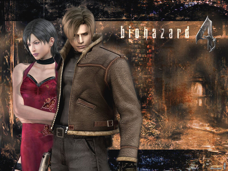 Leon and Ada in Red Dress