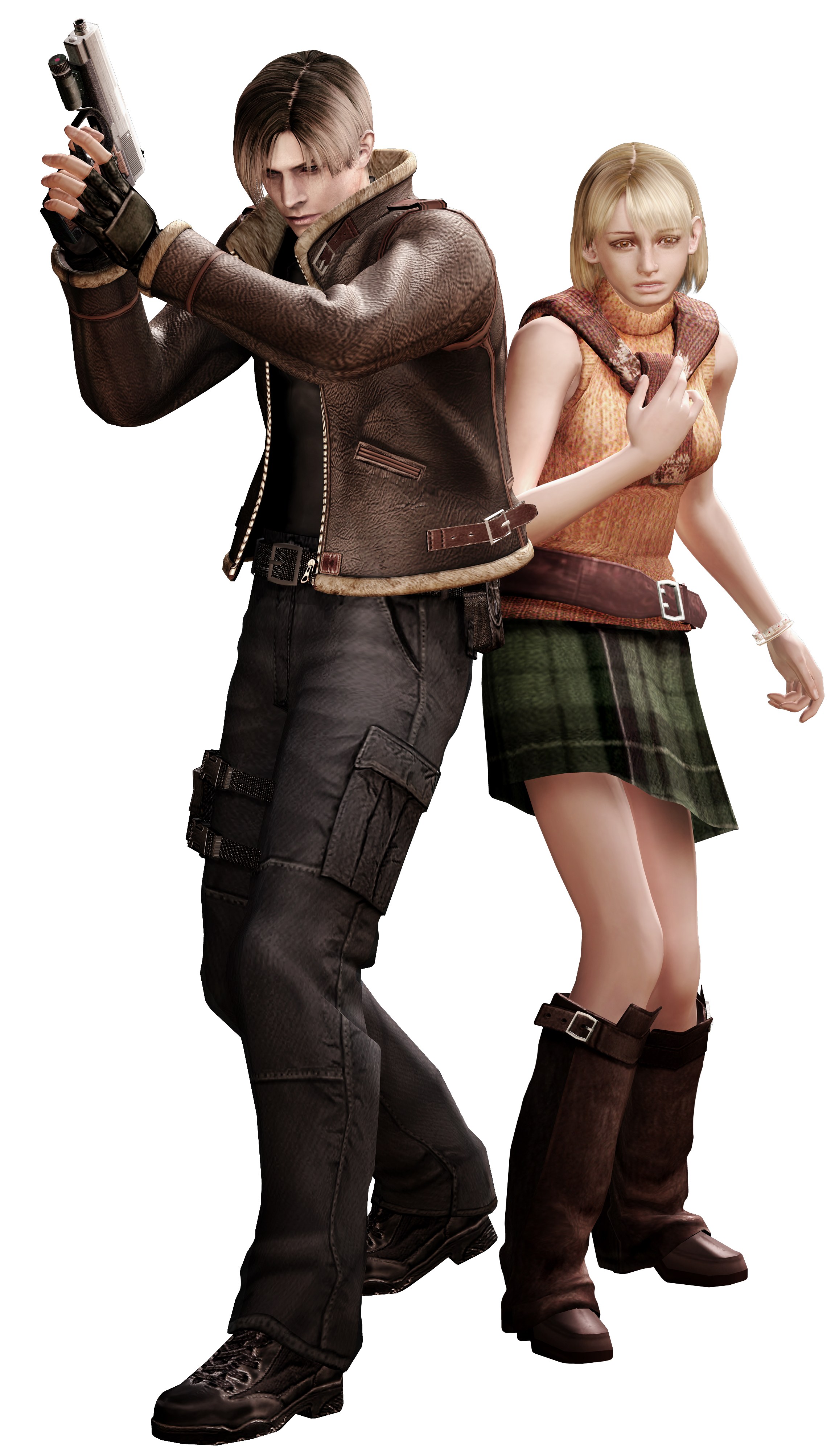 Leon and Ashley from Resident Evil