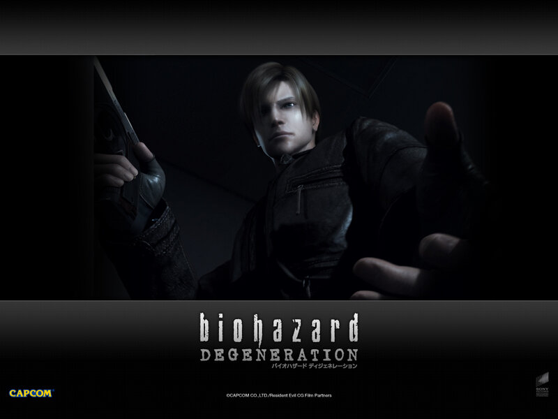 Leon Kennedy Holding Gun — Black