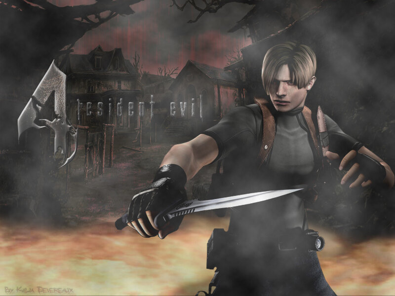 Leon Kennedy Holding Knife