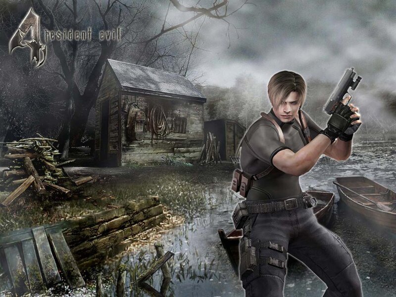Leon S. Kennedy Aiming Gun — Gray
