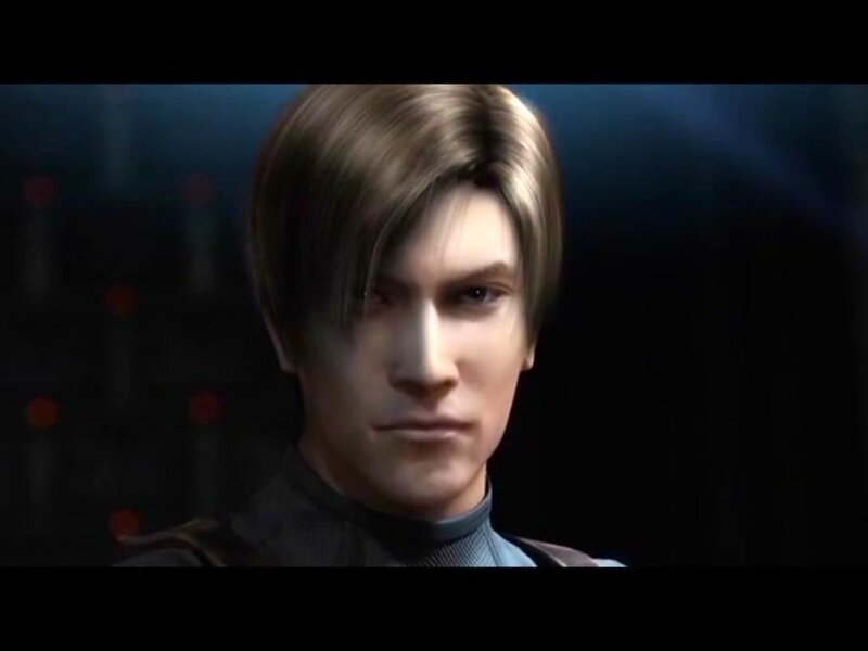 Leon S. Kennedy — Black, Serious, 3d Render, Brown Hair