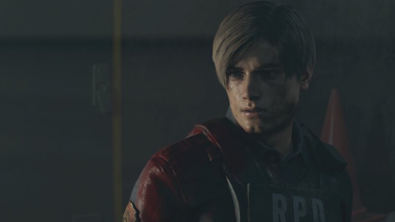 Leon S. Kennedy — Black, Serious, 3d Render