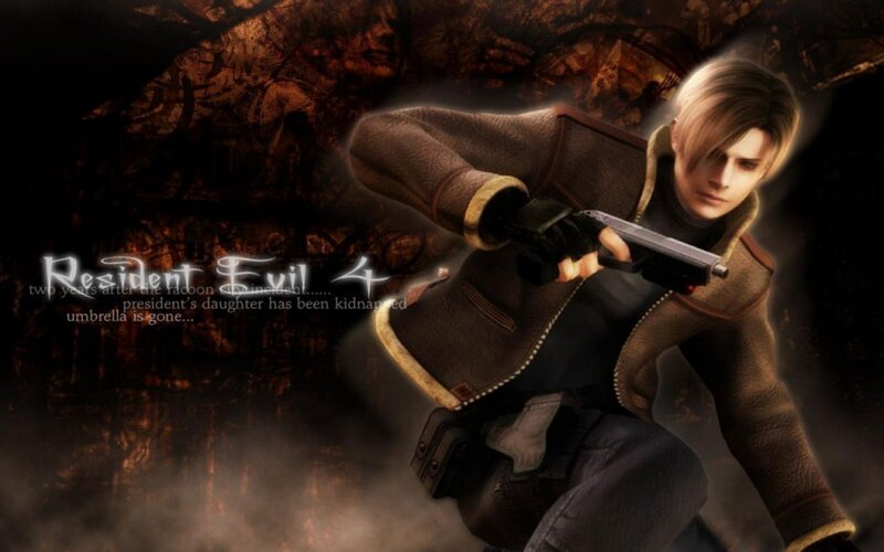 Leon S. Kennedy Holding Gun