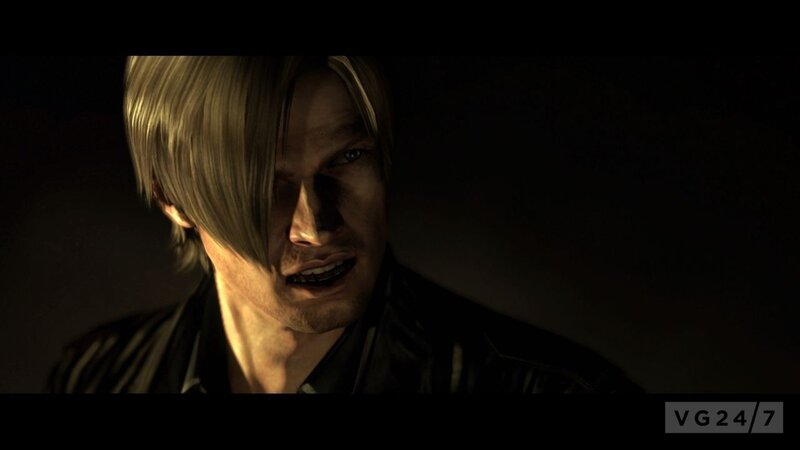 Leon S. Kennedy in a dark scene