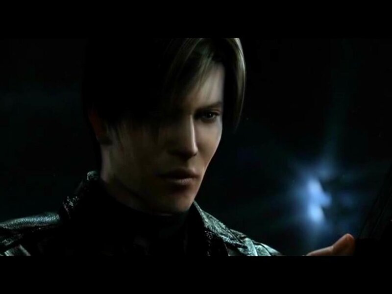 Leon S. Kennedy in dark scene