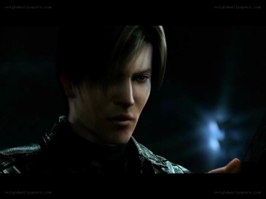 Leon S. Kennedy in dark scene