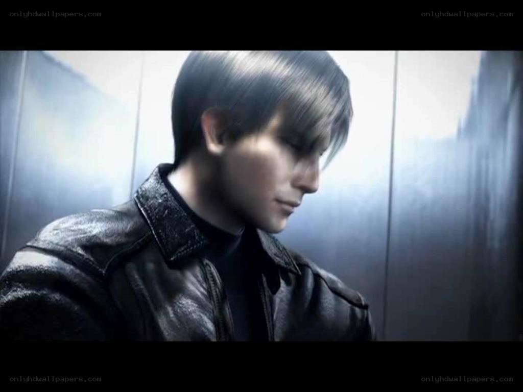 Leon S. Kennedy in elevator