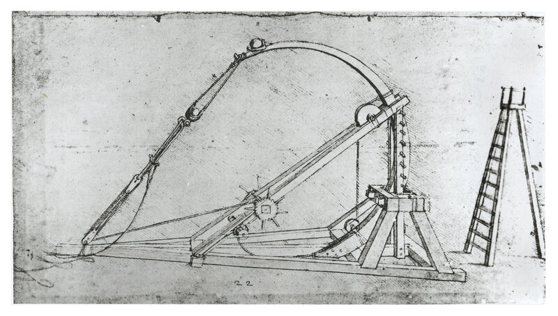 Leonardo da Vinci's catapult design