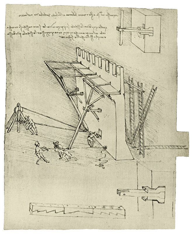 Leonardo da Vinci's siege engine design