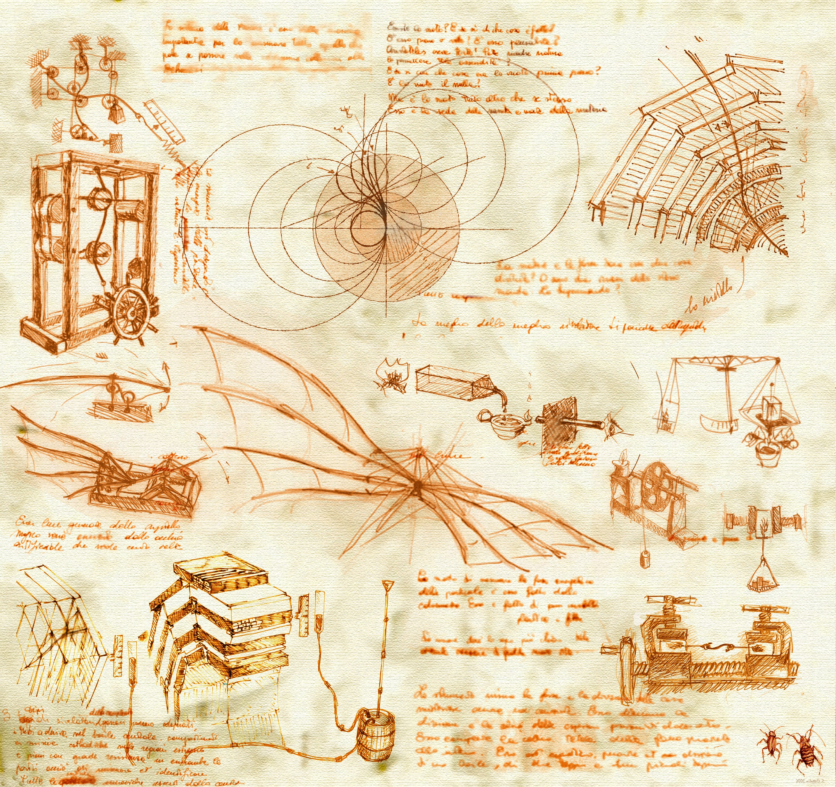 Leonardo da Vinci's sketches