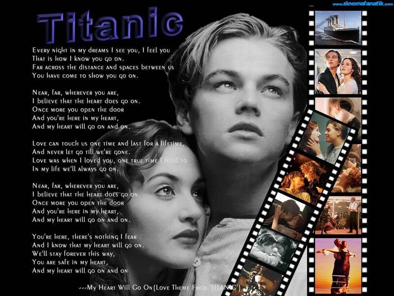 Leonardo DiCaprio and Kate Winslet — Black