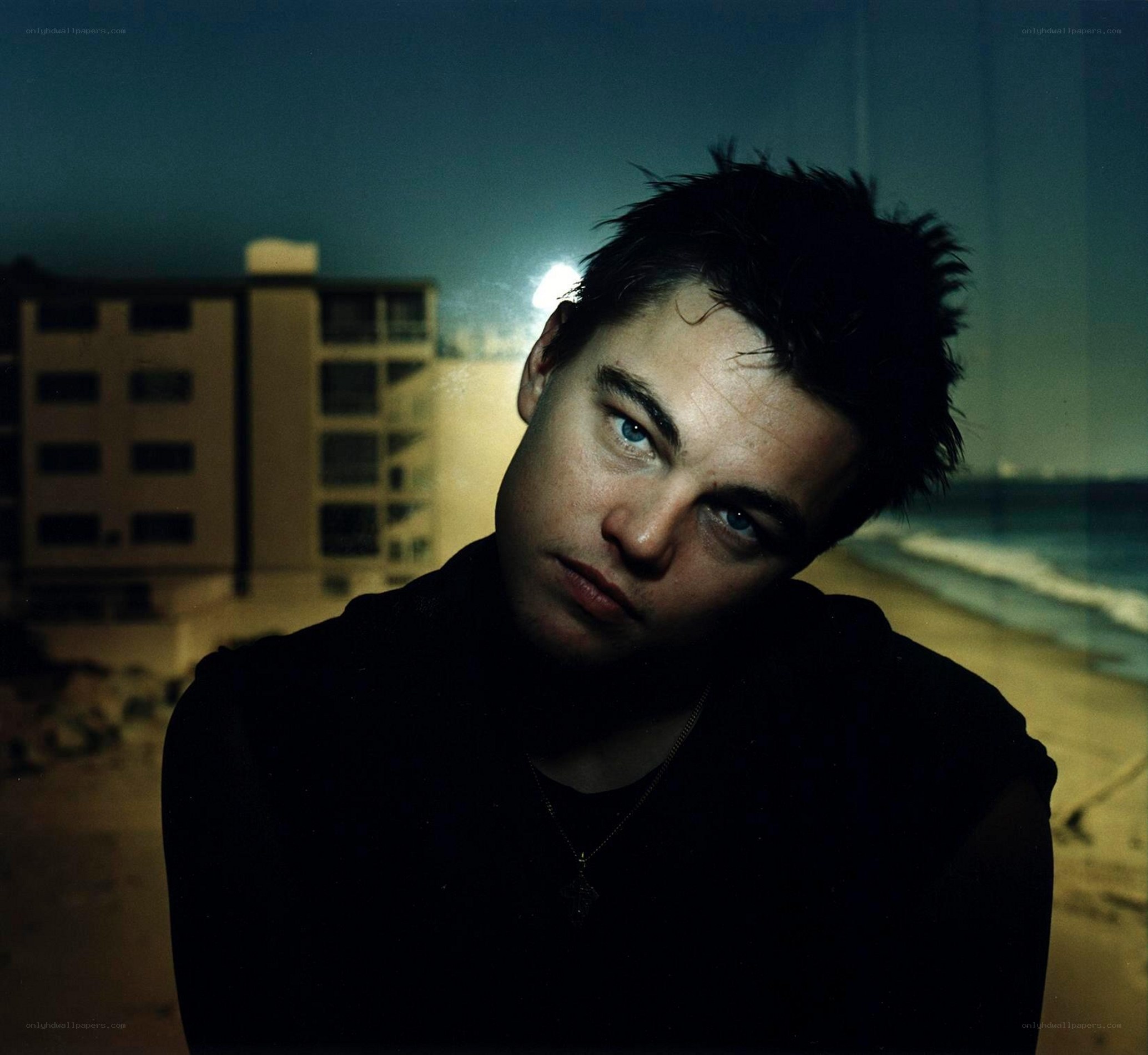 Leonardo DiCaprio at the beach