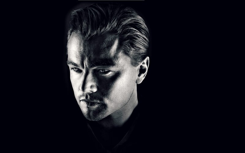 Leonardo DiCaprio — Black, Dramatic, Photograph