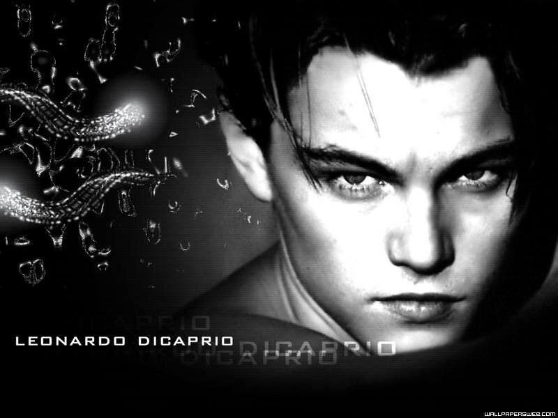 Leonardo DiCaprio — Black, Dramatic