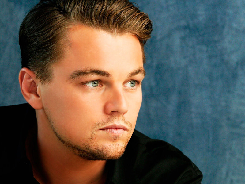Leonardo Dicaprio Portrait — Blue