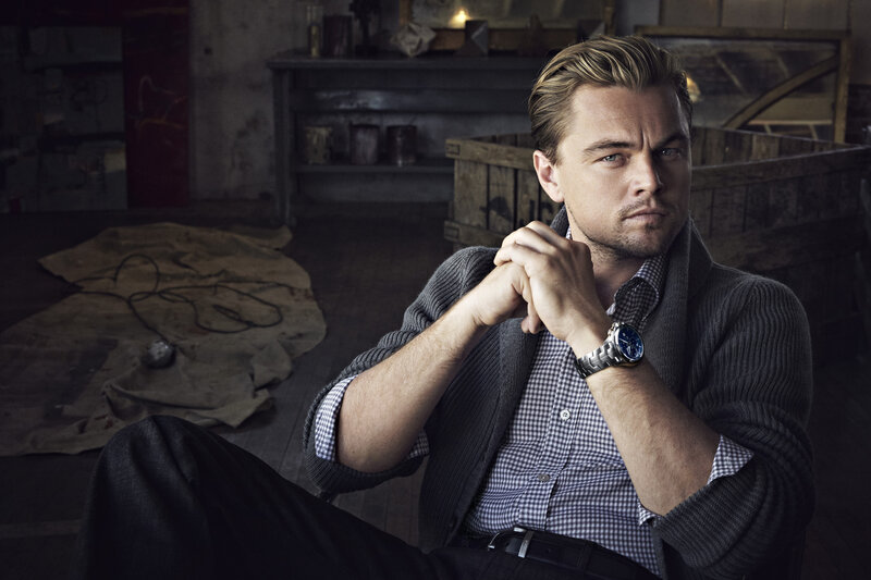 Leonardo Dicaprio Sitting — Gray