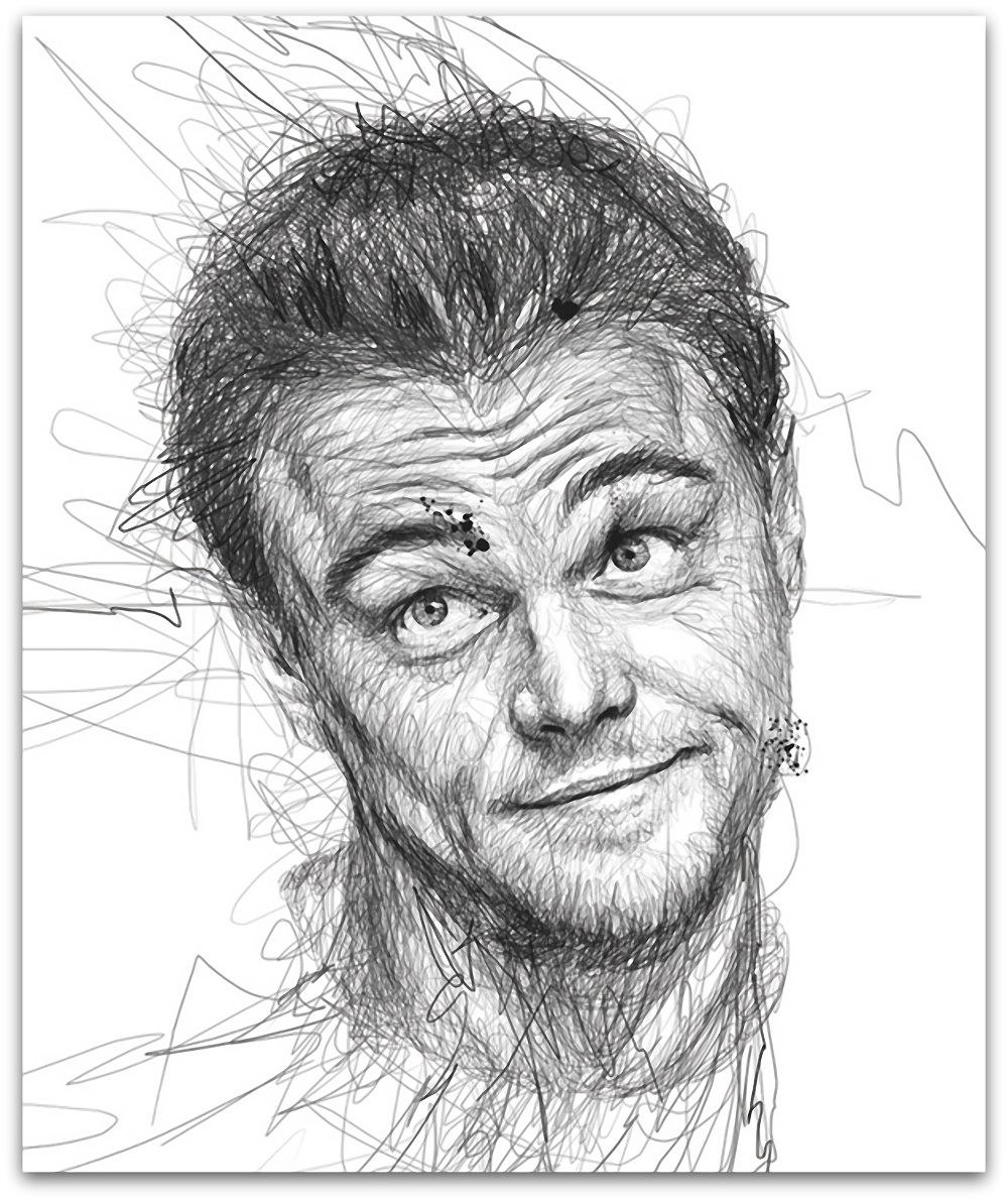 Leonardo DiCaprio sketch portrait