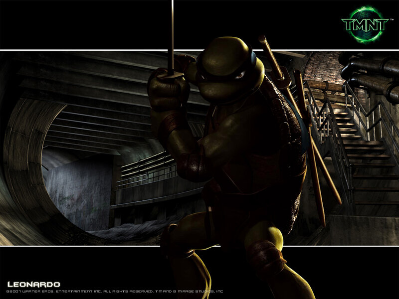 Leonardo Turtle Character — Black
