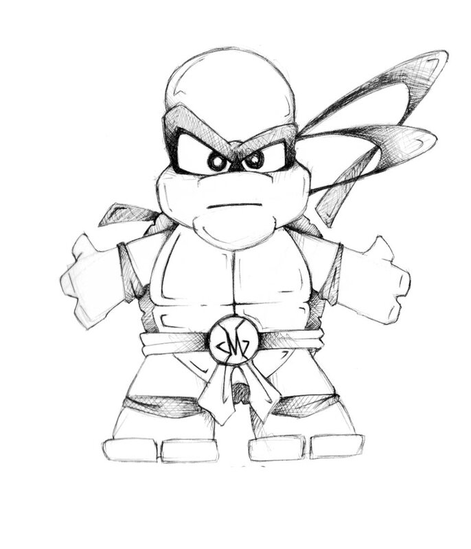Leonardo turtle sketch