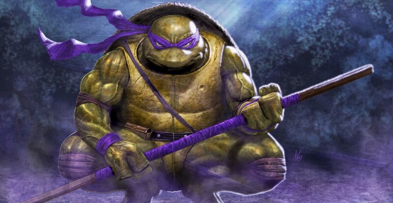 Leonardo turtle with nunchucks