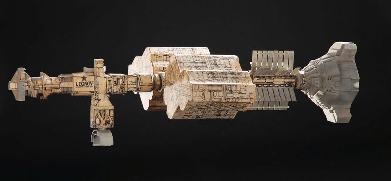 Leonov spacecraft model