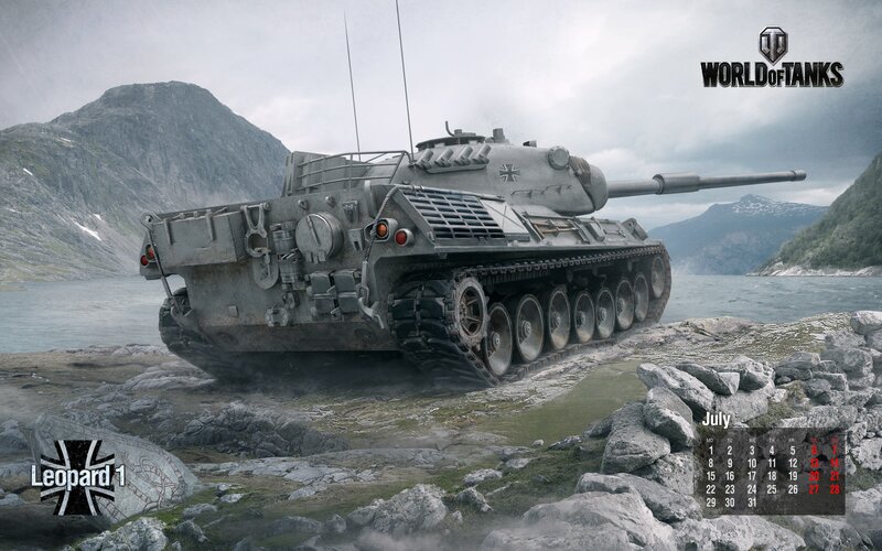 Leopard 1 Tank — Gray