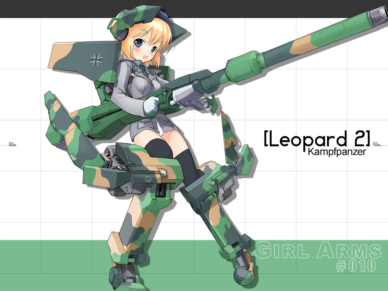 Leopard 2 tank girl