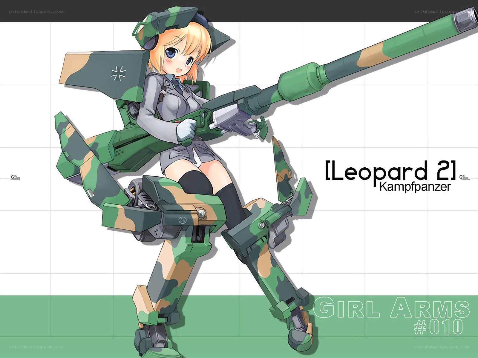 Leopard 2 tank girl