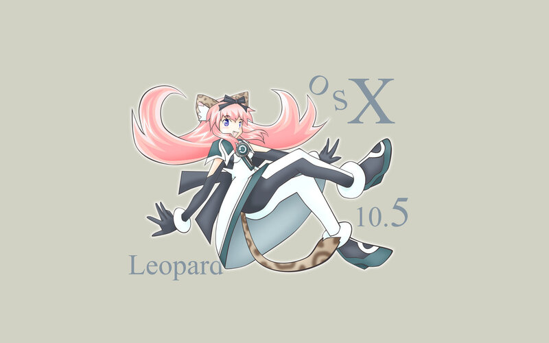 Leopard character art