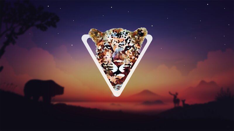 Leopard Head in Triangle
