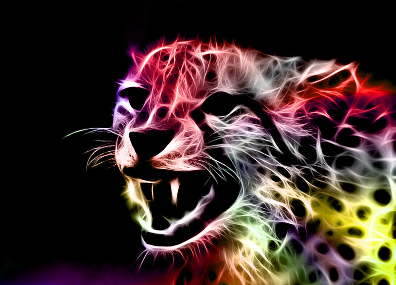 Leopard Head — Red